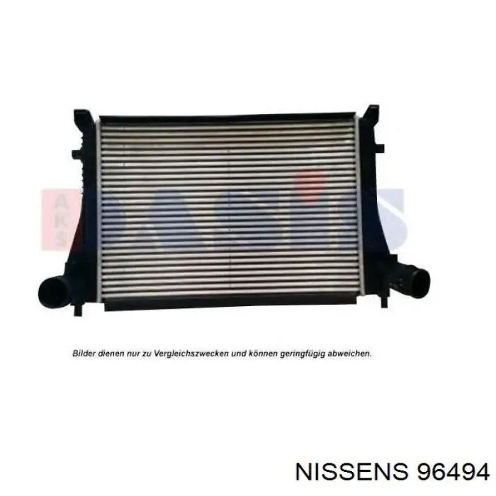 Enfriador de aire de admisión Nissens 96494