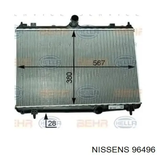 0384N5 Peugeot/Citroen intercooler