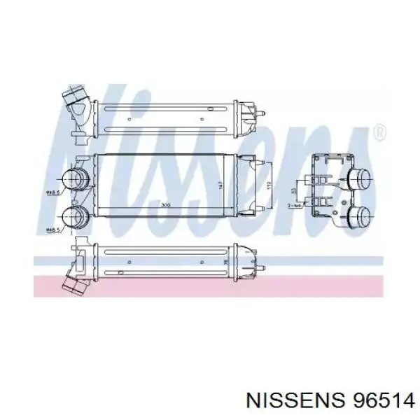 Radiador de aire de admisión Peugeot/Citroen IA2077 precio, desde 61,60 EUR