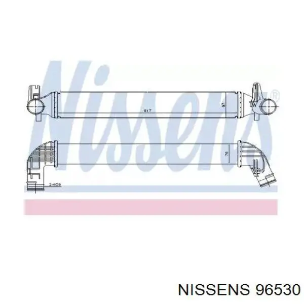 96530 Nissens intercooler