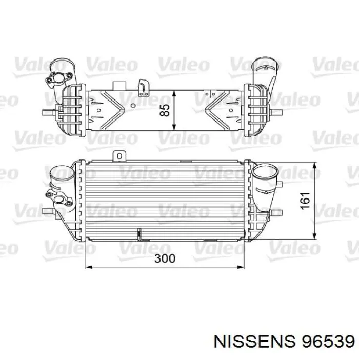 Radiador de aire de admisión Hyundai Accent 4 RB
