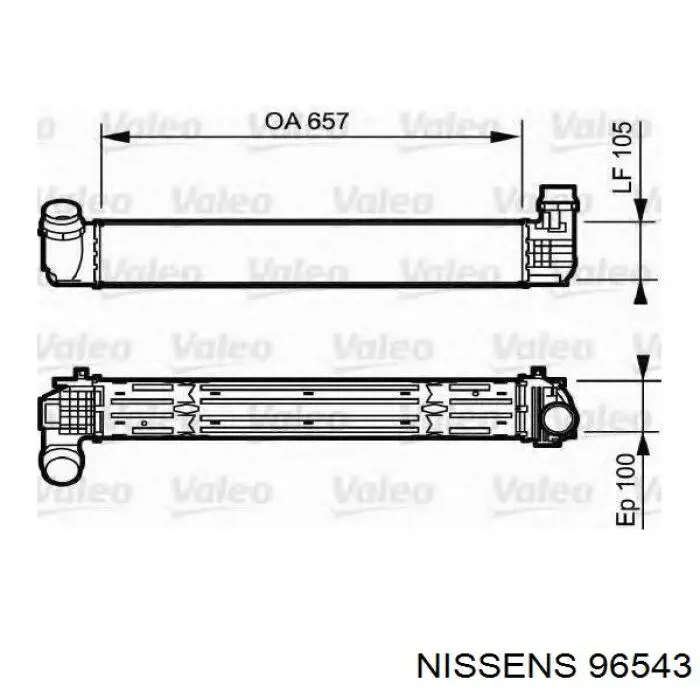 Intercooler 144969107R Renault (RVI)
