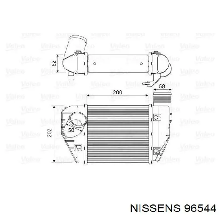 96544 Nissens intercooler