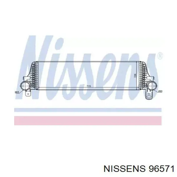 96571 Nissens intercooler