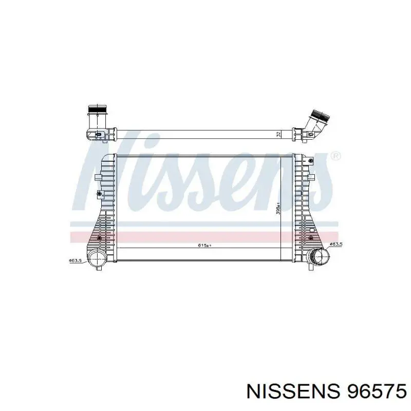 Comprar 96575 Nissens Turbo intercooler