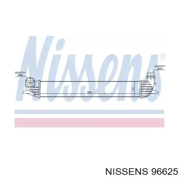 96625 Nissens intercooler