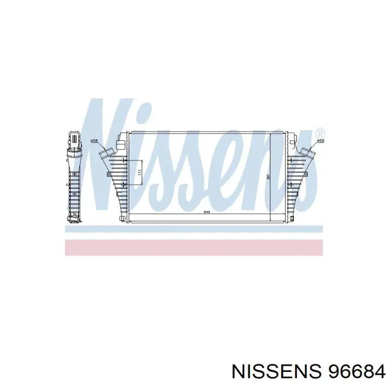 96684 Nissens intercooler