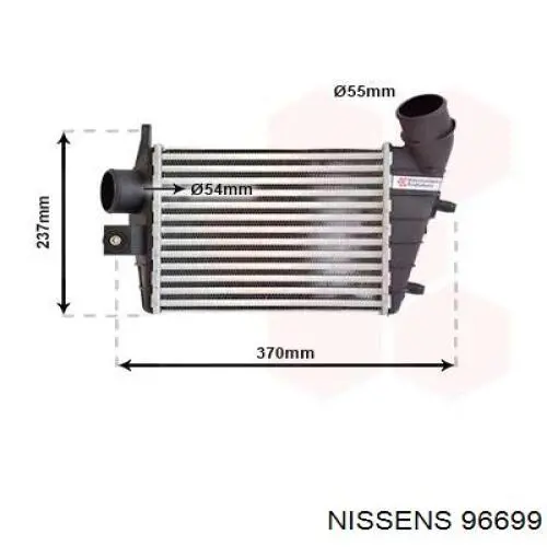 Intercooler V24600005 Vemo