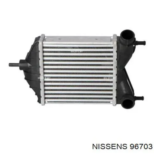 96703 Nissens radiador de aire de admisión