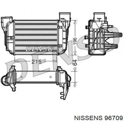 Intercooler 1231005 Ford