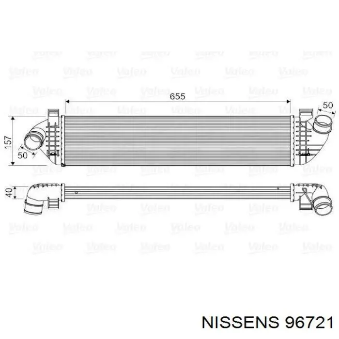 Comprar 96721 Nissens Turbo intercooler