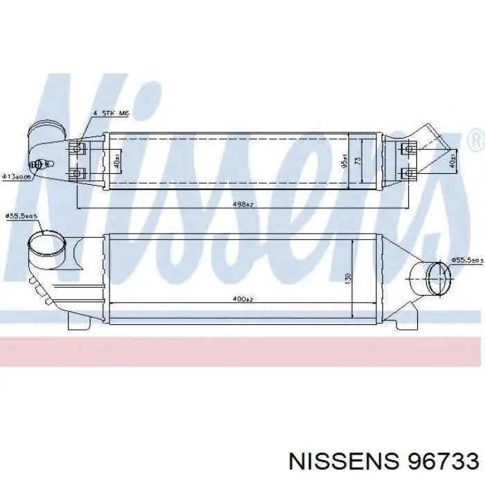 96733 Nissens intercooler