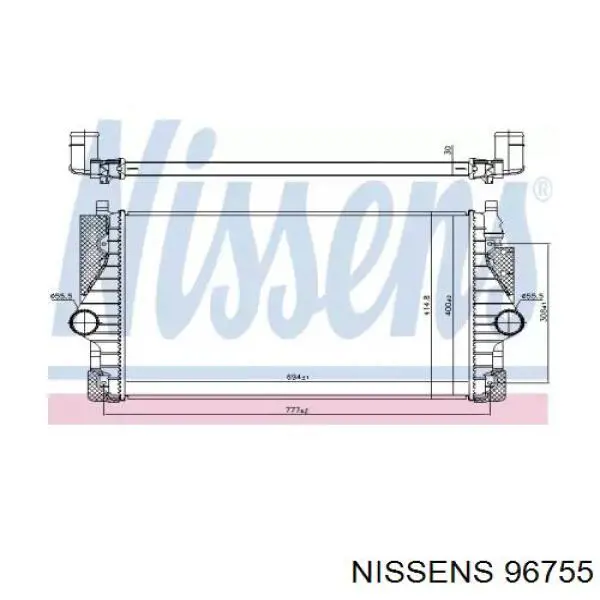 Comprar 96755 Nissens Turbo intercooler
