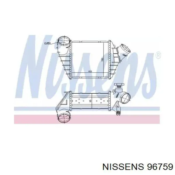 96759 Nissens intercooler