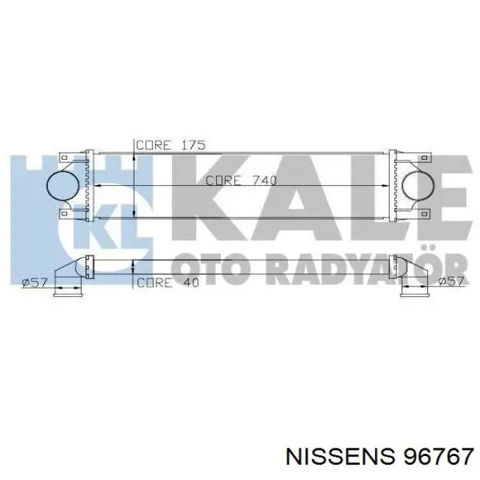 Comprar 96767 Nissens Turbo intercooler