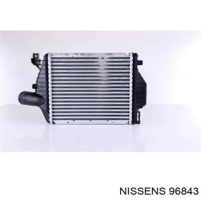 96843 Nissens radiador de aire de admisión