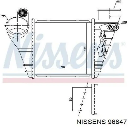 Intercooler 1J0145805B VAG