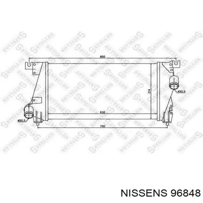 04798014 Chrysler Radiador de intercooler