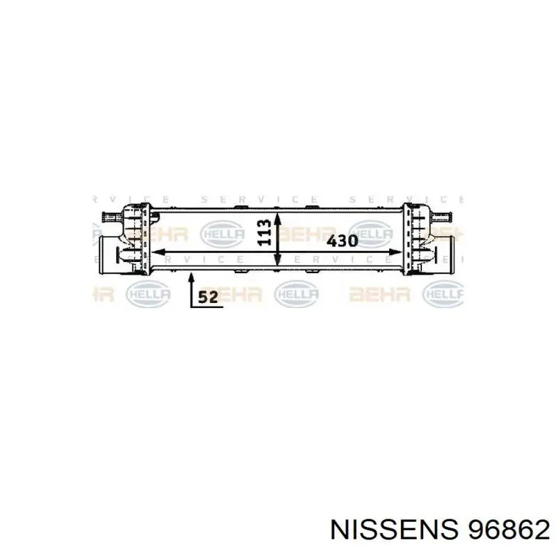 96862 Nissens intercooler