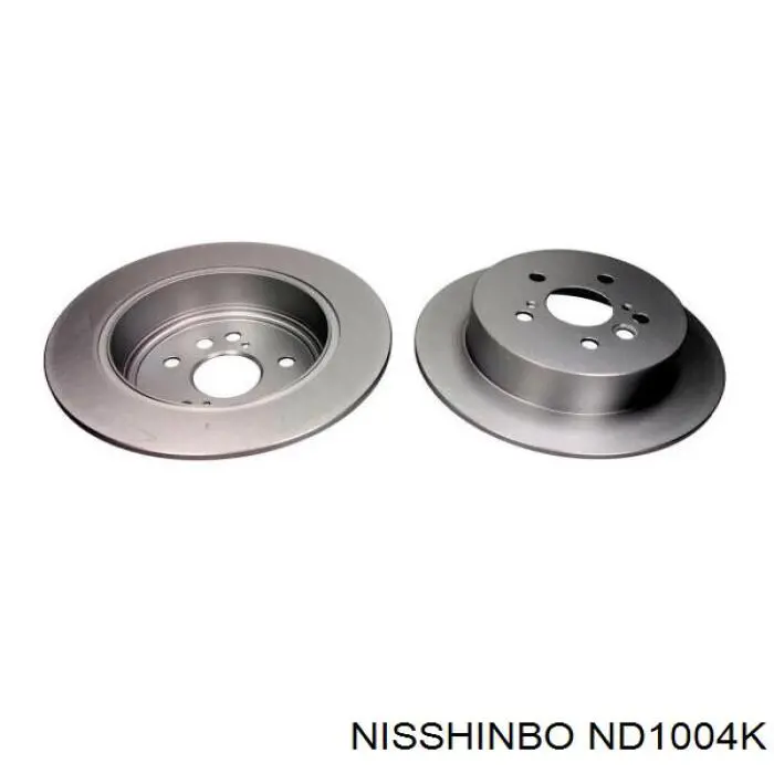 ND1004K Nisshinbo disco de freno trasero