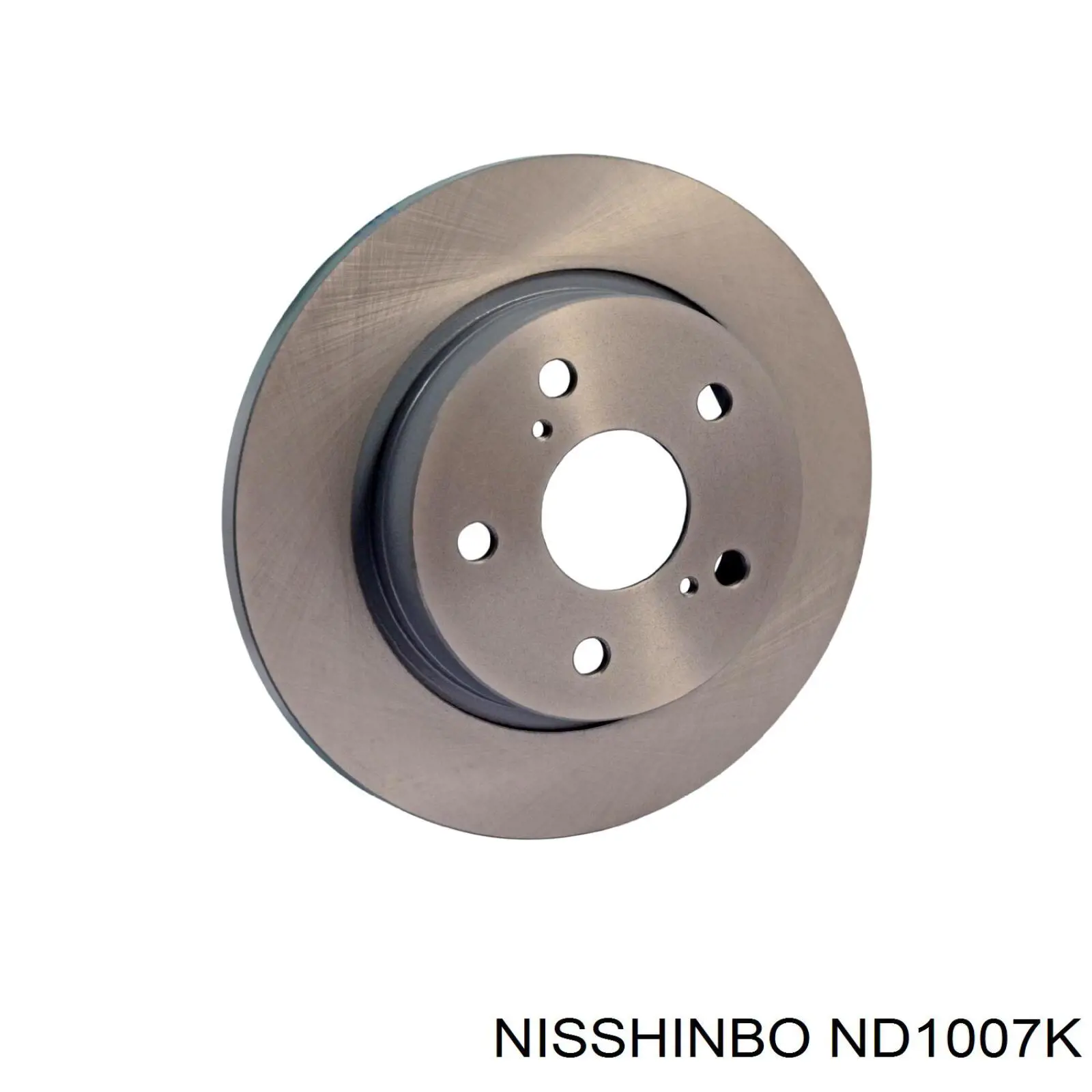 ND1007K Nisshinbo disco de freno trasero