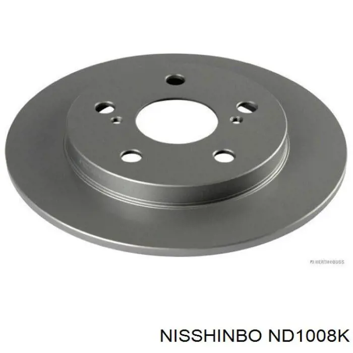 Disco de freno trasero BDS1494 Jurid/Bendix