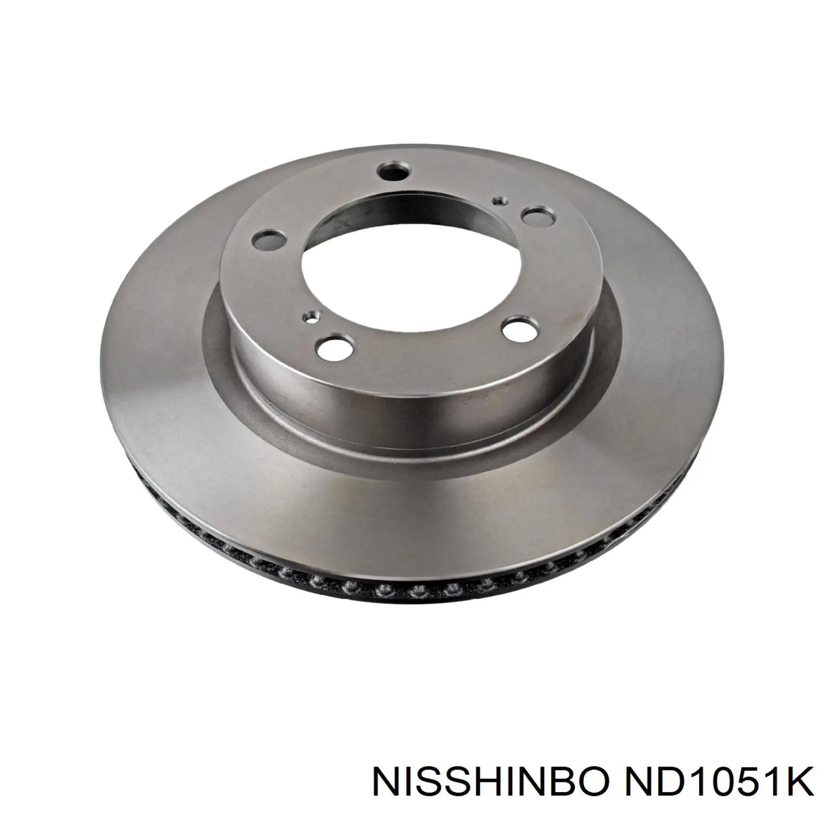 ND1051K Nisshinbo disco de freno delantero