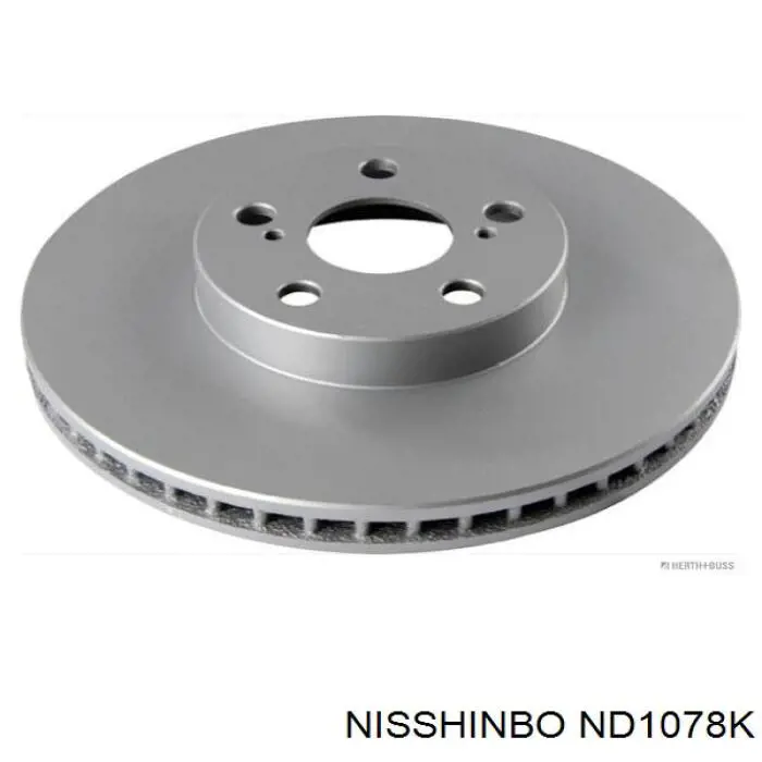 ND1078K Nisshinbo freno de disco delantero