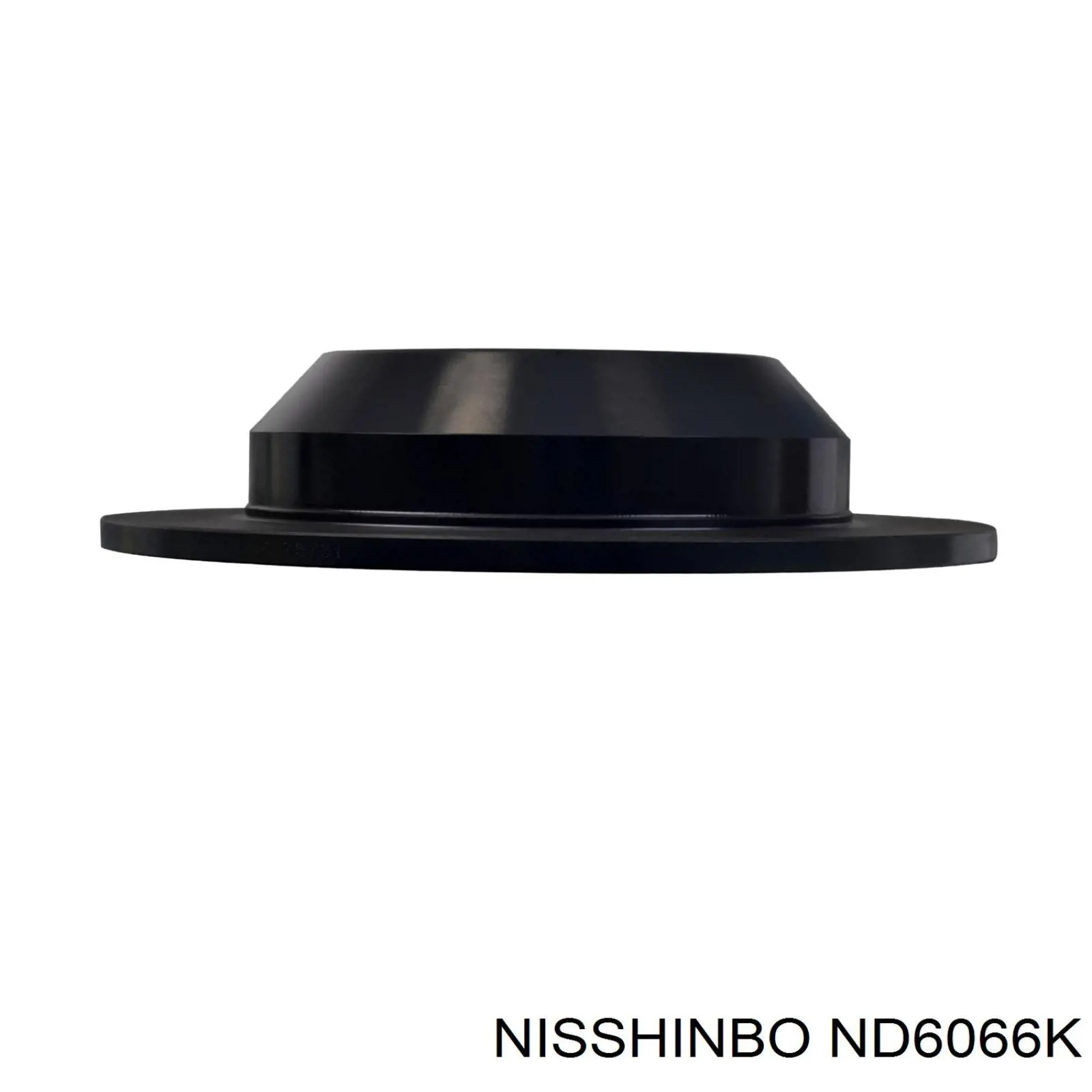 ND6066K Nisshinbo disco de freno trasero