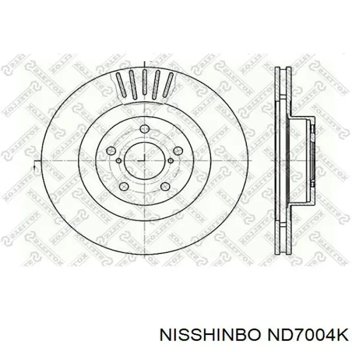 Freno de disco delantero Subaru Impreza 1 GC
