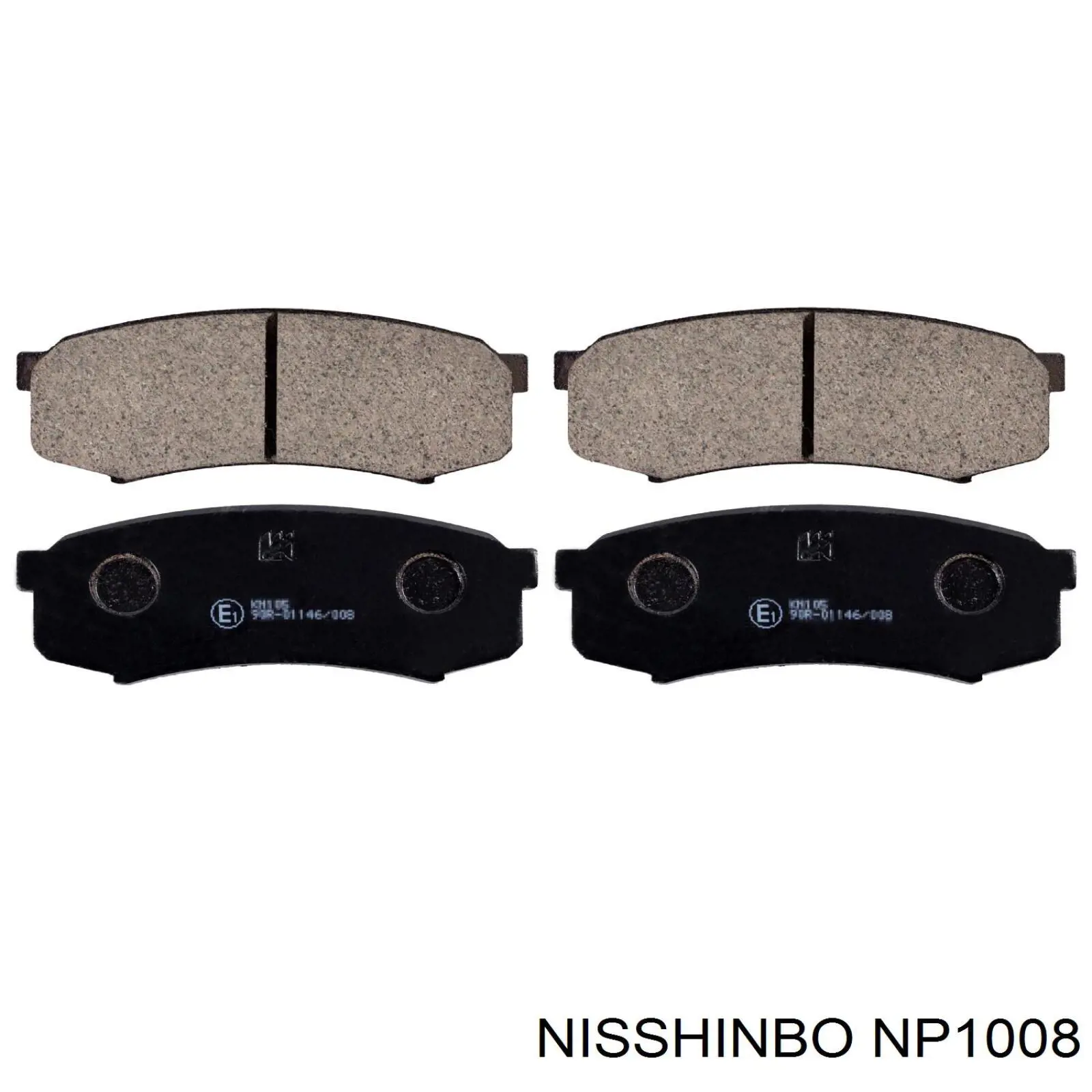 Comprar NP1008 Nisshinbo Pastillas de freno traseras