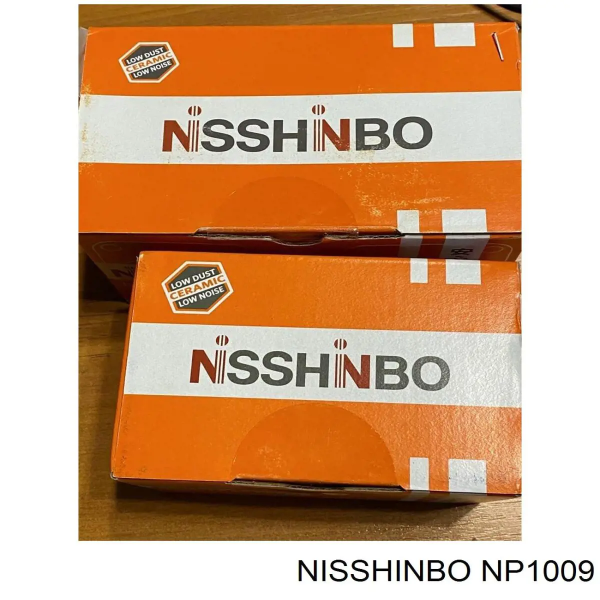 NP1009 Nisshinbo pastillas de freno delanteras