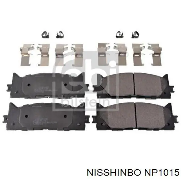 Comprar NP1015 Nisshinbo Pastillas delanteras de freno