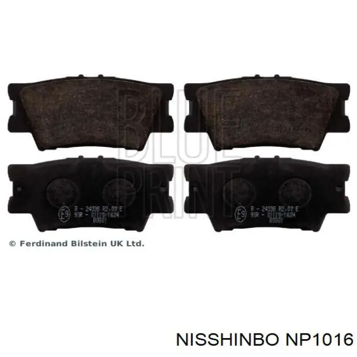 Pastillas traseras de freno Nisshinbo NP1016 precio, desde 17,39 EUR
