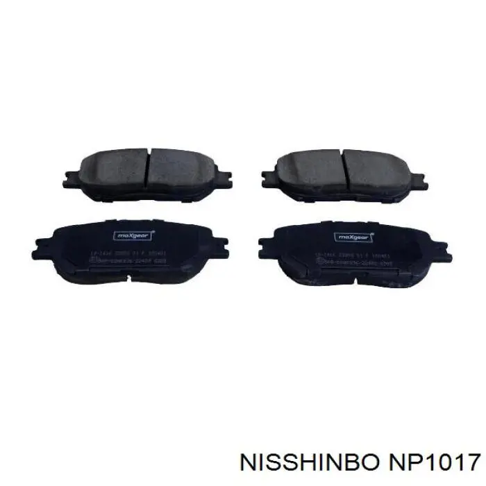 Pastillas freno delanteras Nisshinbo NP1017 precio, desde 52,07 EUR