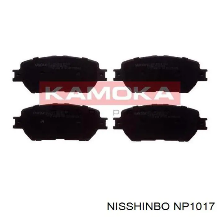Comprar NP1017 Nisshinbo Pastillas delanteras de freno