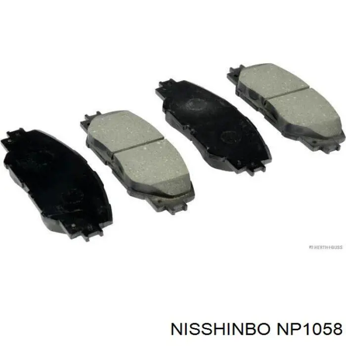 Pastillas freno delanteras Nisshinbo NP1058 precio, desde 26,49 EUR