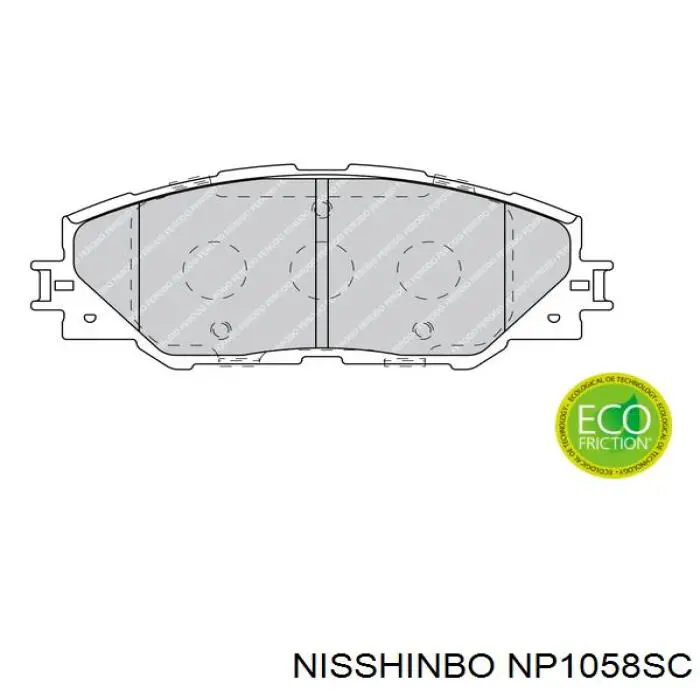 Pastillas de freno FD7380A Necto