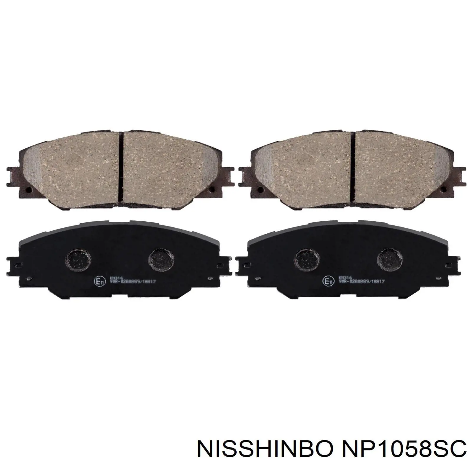 Comprar NP1058SC Nisshinbo Pastillas delanteras de freno