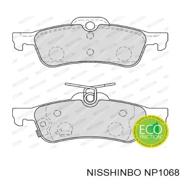Pastillas traseras Toyota 044660D010