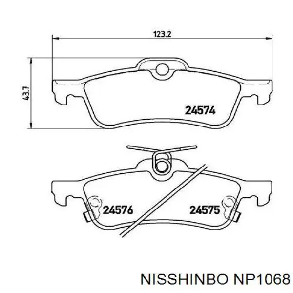 Comprar 044660D010 Toyota Pastillas de freno traseras