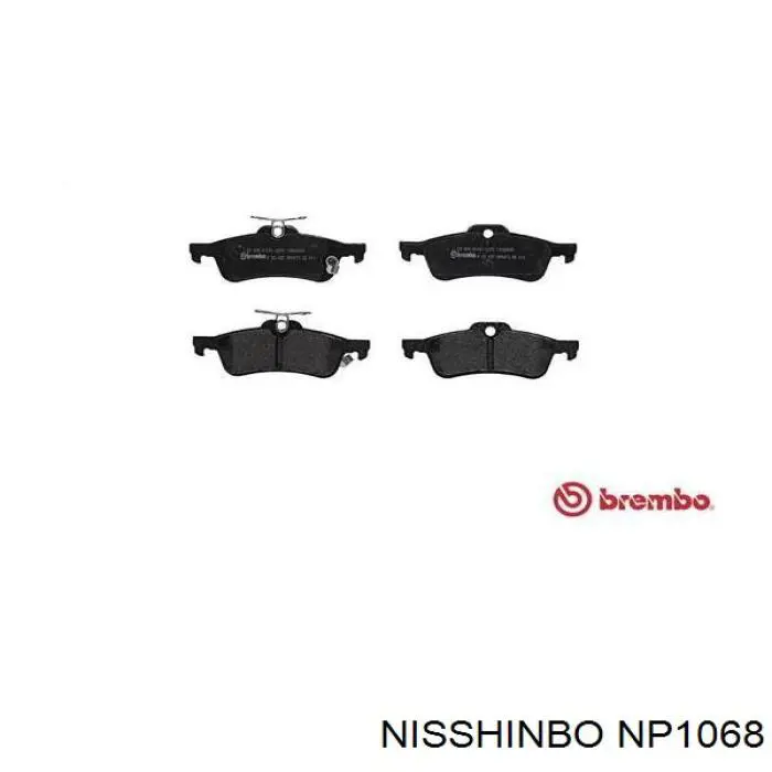 Pastillas de freno traseras 044660D010 Toyota