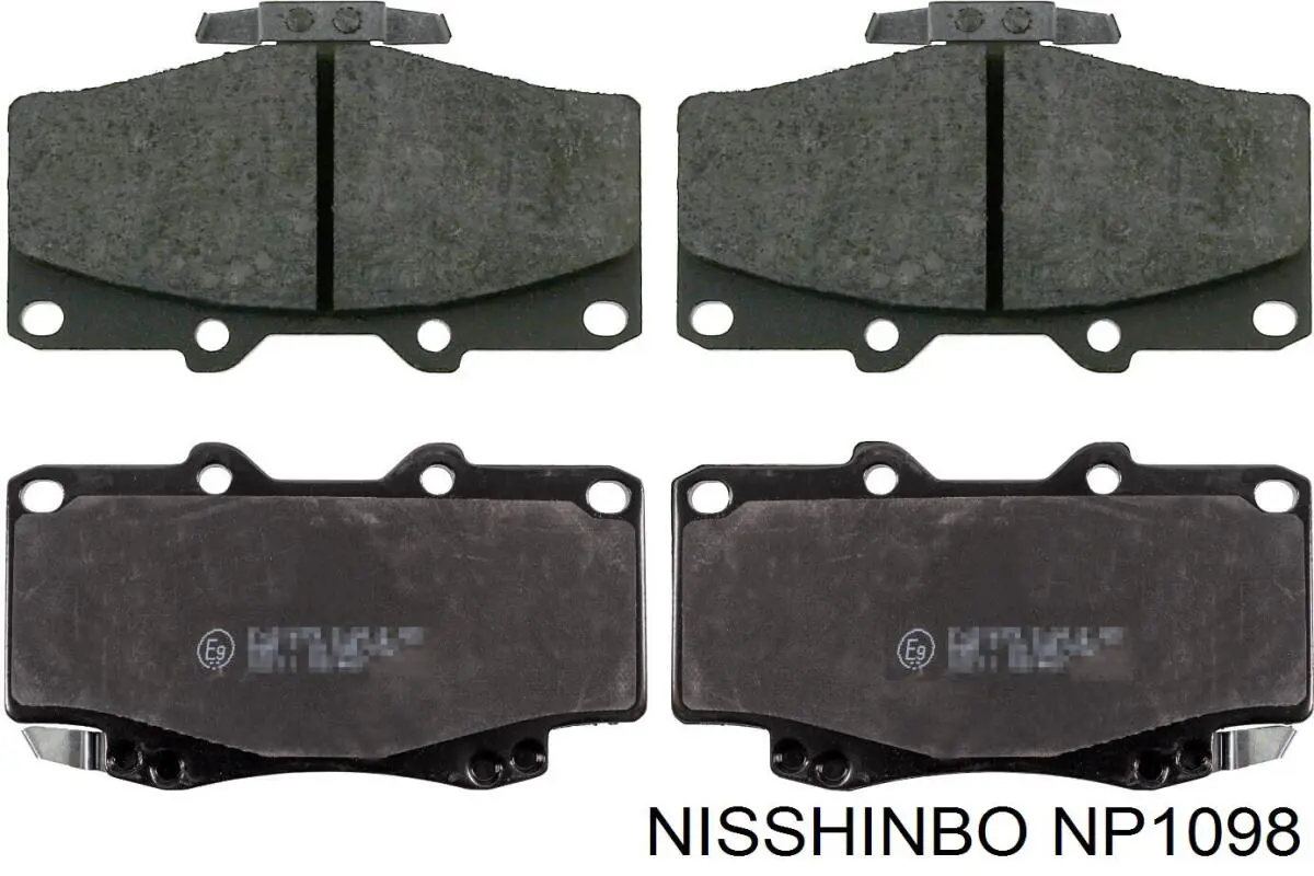 Pastillas freno delanteras Nisshinbo NP1098 precio, desde 23,90 EUR
