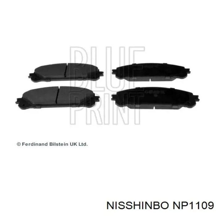 Pastillas freno delanteras Nisshinbo NP1109 precio, desde 33,86 EUR