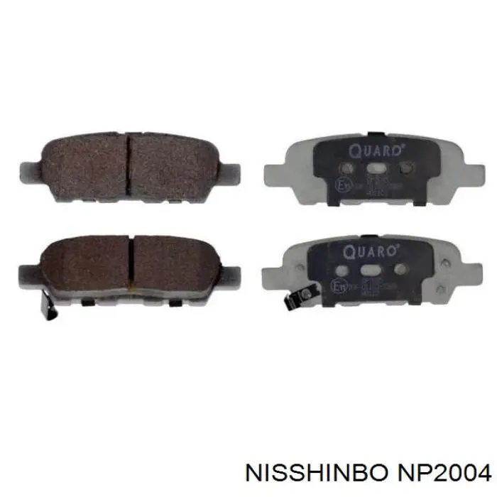 Comprar NP2004 Nisshinbo Pastillas de freno traseras