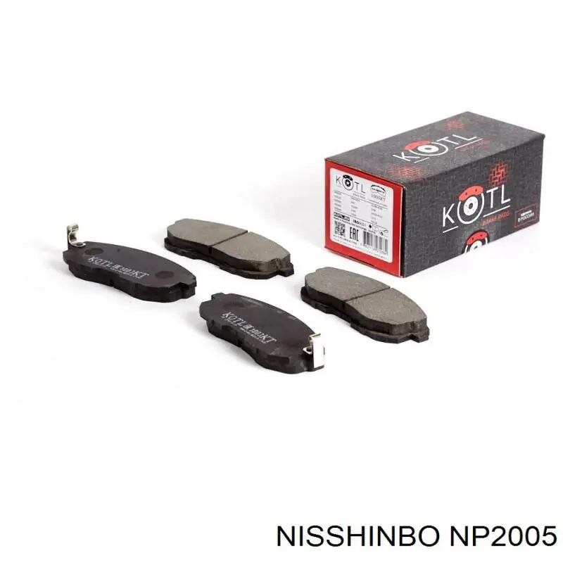 Pastillas freno delanteras Nisshinbo NP2005 precio, desde 25,95 EUR