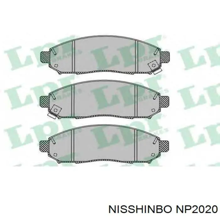 Comprar NP2020 Nisshinbo Pastillas delanteras de freno