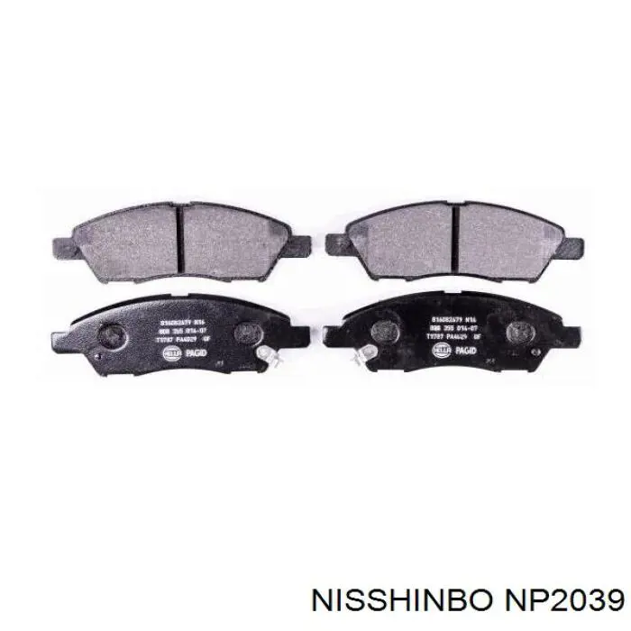 Pastillas de freno D10601HL0B Nissan/Infiniti