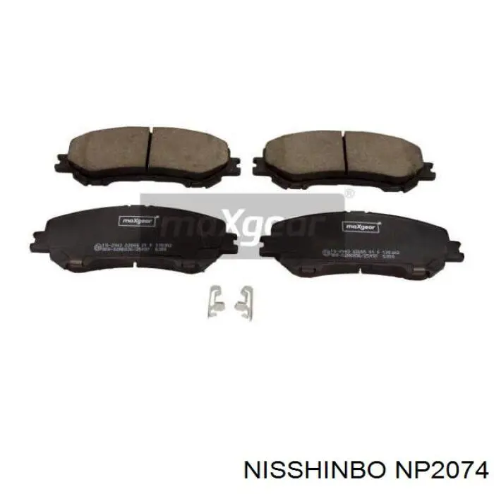 Comprar NP2074 Nisshinbo Pastillas delanteras de freno