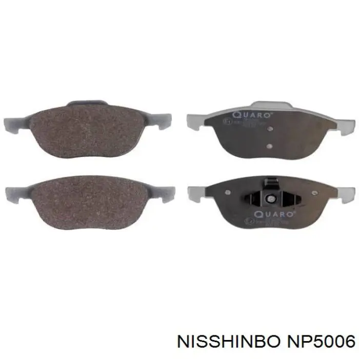 Comprar NP5006 Nisshinbo Pastillas delanteras de freno